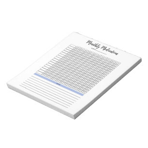 Bloc-notes mensuel du module de traitement