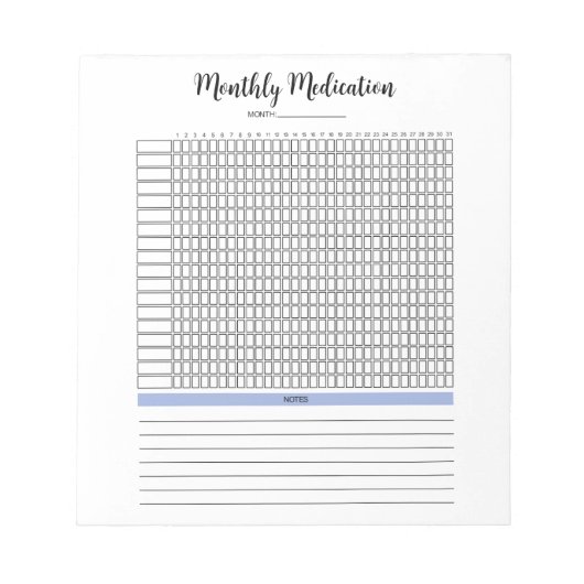 Bloc-notes mensuel du module de traitement (Devant)