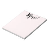 Bloc-notes Merci (Tourné)