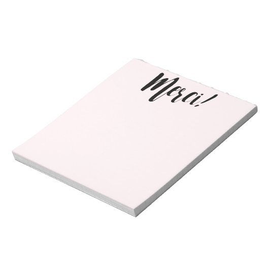 Bloc-notes Merci (Tourné)