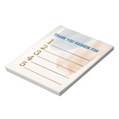 Bloc-notes Merci Hashem (Tourné)