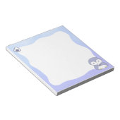 Bloc-notes Mignon Manchot | Mémo Pastel Kawaii (Incliné)