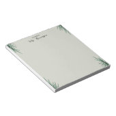 Bloc-notes minimal simple floral palmier pour ense (Incliné)