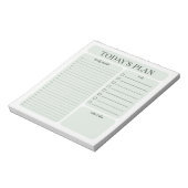 Bloc-notes minimaliste de planification quotidienn (Tourné)