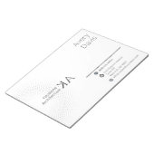 Bloc-notes minimaliste moderne architecte (Incliné)