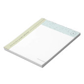 Bloc-notes minimaliste pour monogramme Terrazzo -  (Tourné)