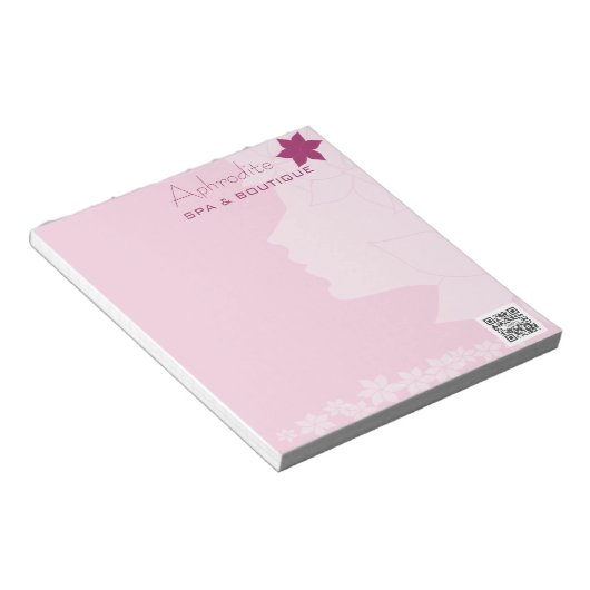Bloc-notes Modèle Aphrodite Spa & Boutique (Incliné)