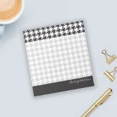 Bloc-notes moderne chic noir et blanc