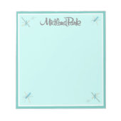 Bloc-notes moderne de mi-siècle rétro (Devant)