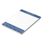 Bloc-notes moderne Snaffle Bit Horse - Navy (Tourné)