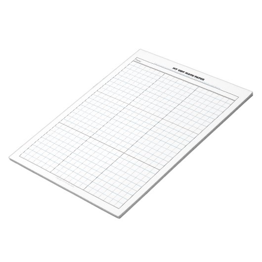 Bloc-notes Mon Tidy Math Papier (Incliné)