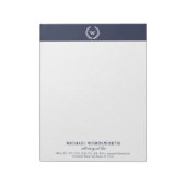 Bloc-notes Monogram Classic Élégant Professionnel (Tourné)