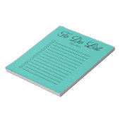 Bloc-notes monogramme à cocher avec lignes sarcell (Tourné)