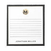 Bloc-notes monographique de luxe (Devant)