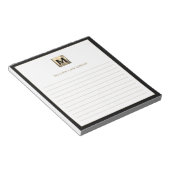 Bloc-notes monographique élégant (Incliné)