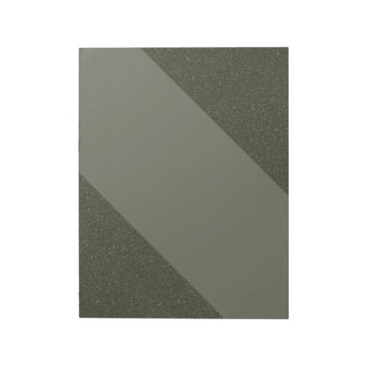 Bloc-notes Moss Green Diagonal - Personnalisable (Tourné)
