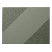 Bloc-notes Moss Green Diagonal - Personnalisable (Devant)