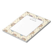 Bloc-notes motif d'art pastel Note de l'enseignant (Tourné)