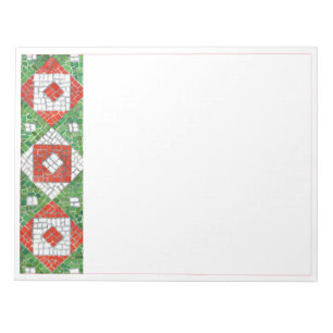 BLOC-NOTES MOTIF FÊTES 28 x 21,5 cm