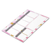 Bloc-notes Motif hebdomadaire Pink & Gold (Incliné)