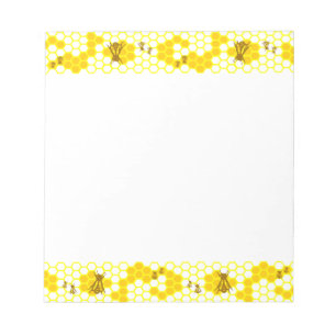 Bloc-notes Motif Honey Bee