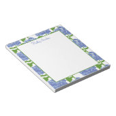 Bloc-notes Motif Periwinkle Blue Hydrangea (Incliné)