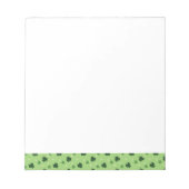 Bloc-notes Motif shamrock (Devant)