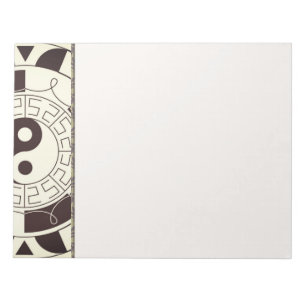 Bloc-notes Motif Yin Yang
