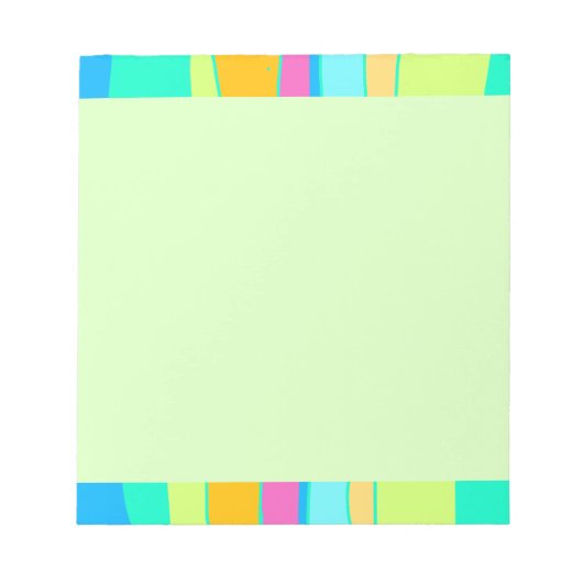 Bloc-notes multicouleur fluo (Devant)