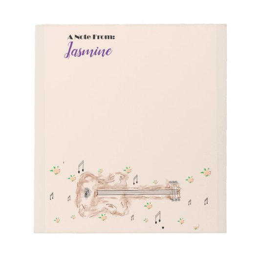 Bloc-notes musical (Devant)