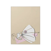 Bloc-notes Neutral pour mariée de mode (Tourné)