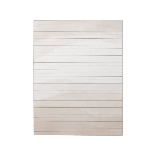 Bloc-notes neutre en couleur beige (Tourné)