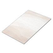 Bloc-notes neutre en couleur beige (Incliné)