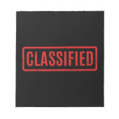 Bloc-notes noir (Devant)