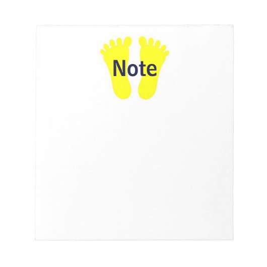 Bloc-notes Note de pied 2 (Devant)
