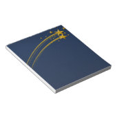 Bloc-notes Nuit étoilée Ciel bleu foncé Étoiles do (Incliné)