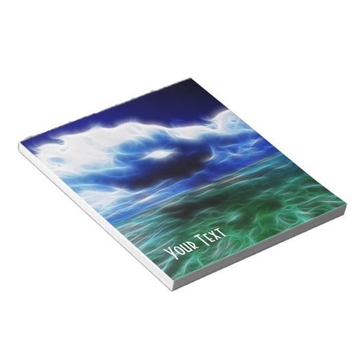 Bloc-Notes Océan Imaginaire Et Nuages (Incliné)