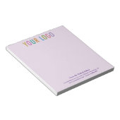 Bloc-notes Office personnalisé Logo de l'entrepris (Incliné)