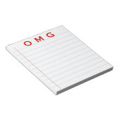 Bloc-notes OMG (Incliné)