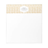 Bloc-notes OR HERRINGBONE / CHEVRON ARTWORK (Devant)