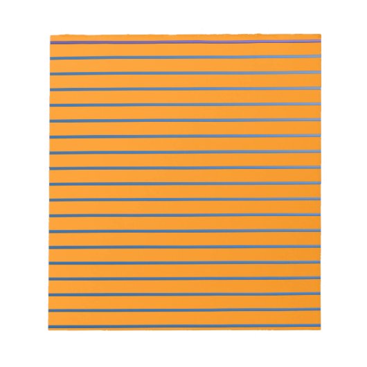 Bloc-notes orange de 5,5 po x 6 po - 40 pages (Devant)