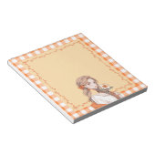 Bloc-notes Orange Simple Cute Anime Boho (Incliné)