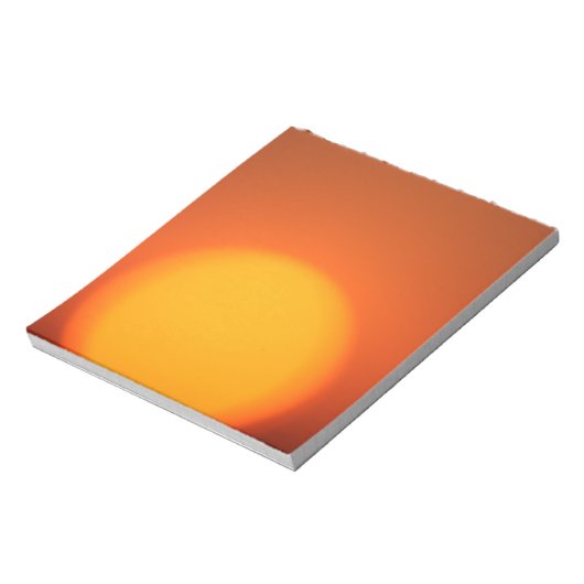 Bloc-notes orange Sunset (Tourné)