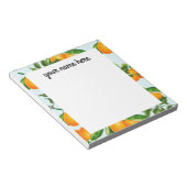 Bloc-notes Oranges Personnalisé (Incliné)
