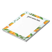 Bloc-notes Oranges Personnalisé (Tourné)