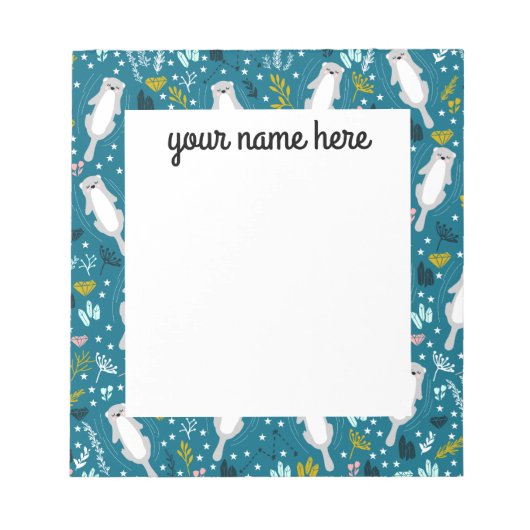 Bloc-notes Ottes personnalisées (Devant)