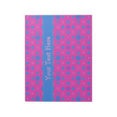 Bloc-notes ou Jotter personnalisés, Points Bleus M (Tourné)