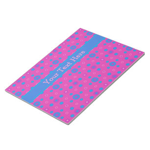 Bloc-notes ou Jotter personnalisés, Points Bleus M