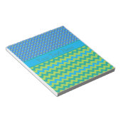 Bloc-notes ou Jotter personnalisés : Pois et Chevr (Incliné)