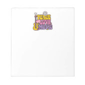 Bloc-notes Paix, Amour et Musique (Devant)